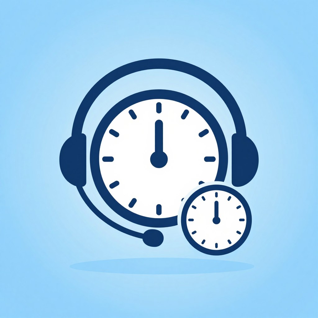 Ícone de suporte ao cliente 24 horas